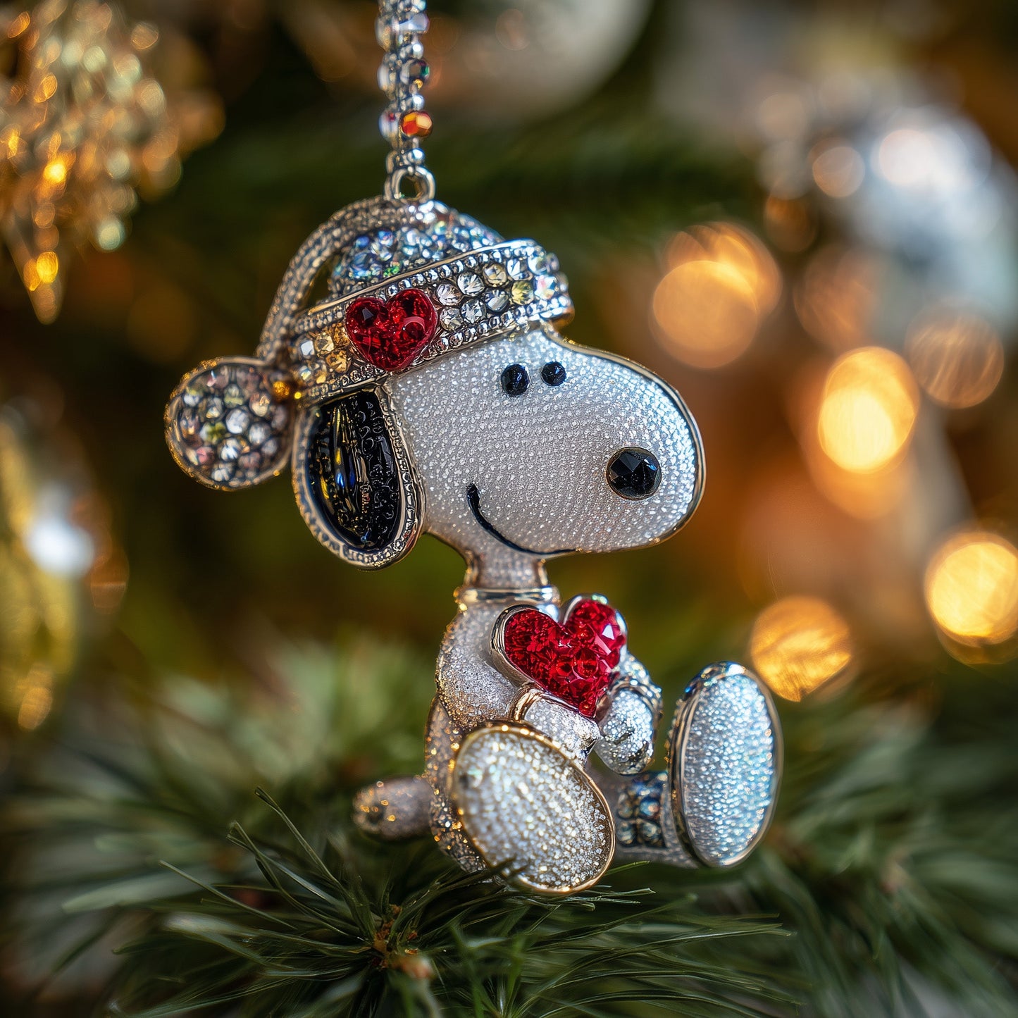 Glittering Pajamas Ceramic Ornament GFANLN01