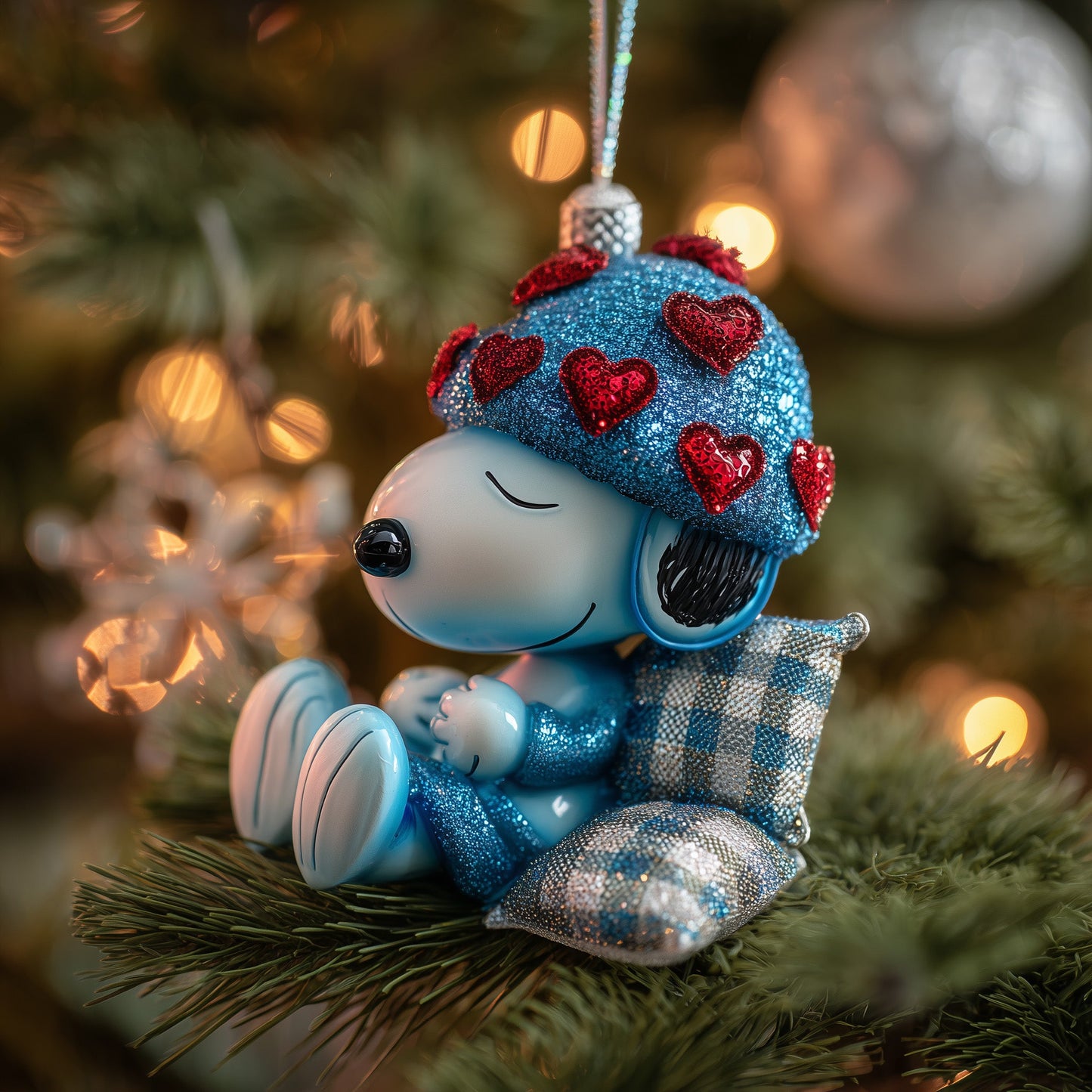 Sleeping Dog Ceramic Ornament GFANLN05