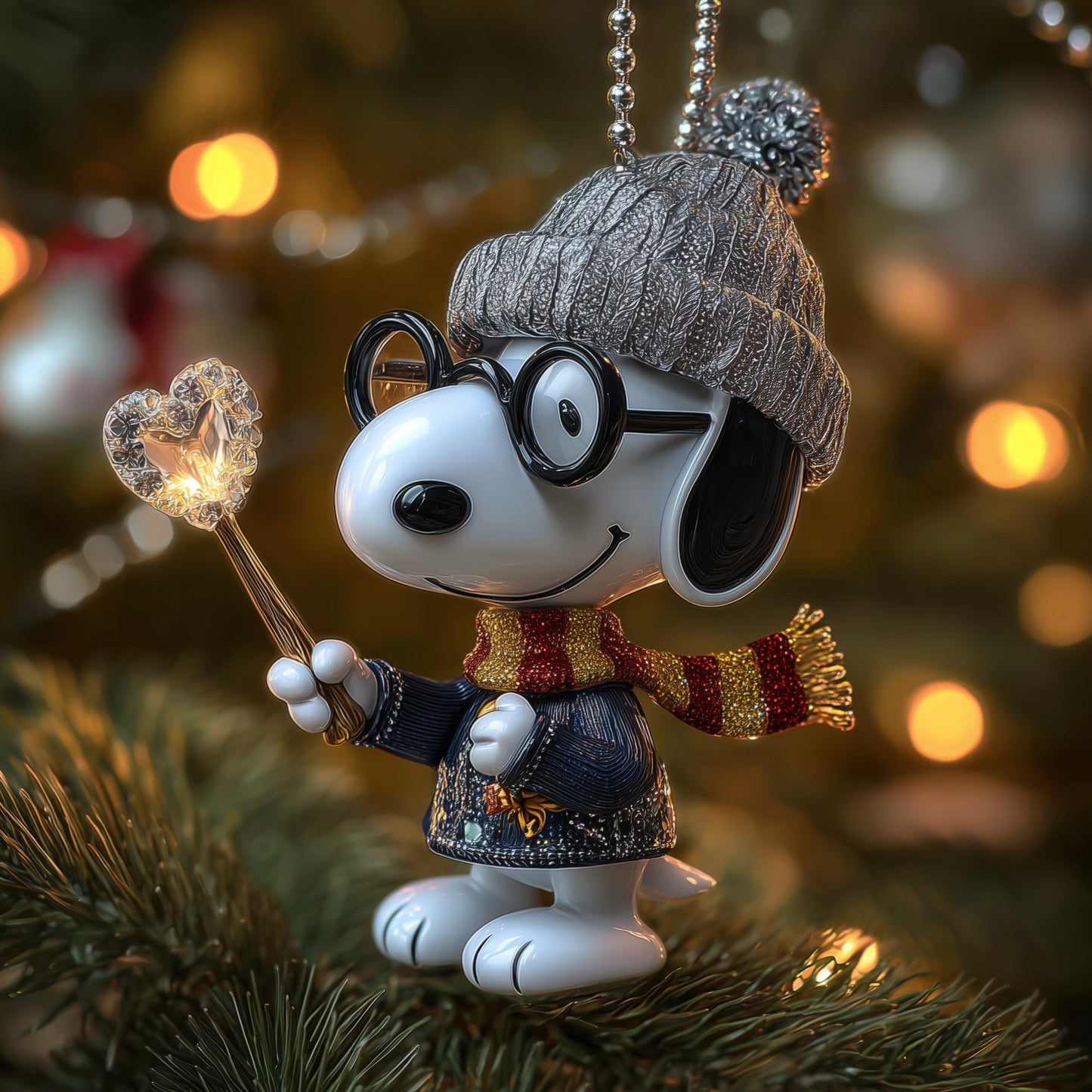 Magic Wand Ceramic Ornament GFANLN06