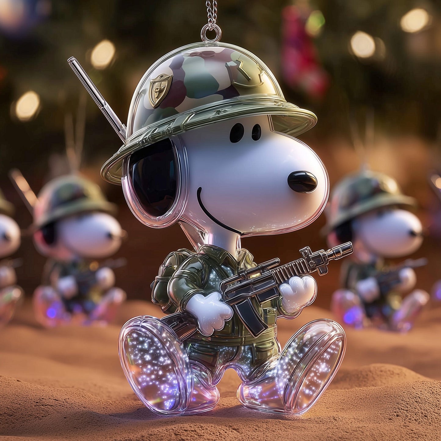 Military Vibe Ceramic Ornament GFANLN09