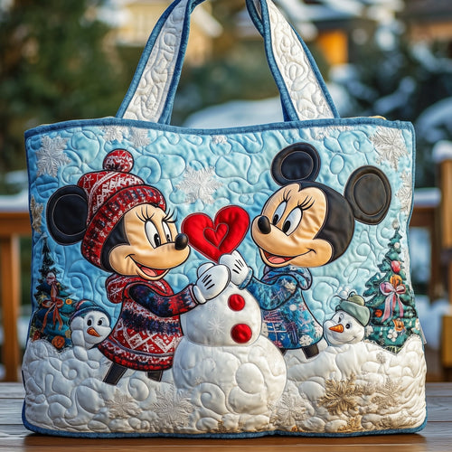 Holiday Mouse Duo Quilted Tote Bag GFTOHD10730