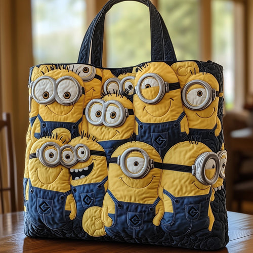 Silly Space Visitors Quilted Tote Bag GFTOHD10834