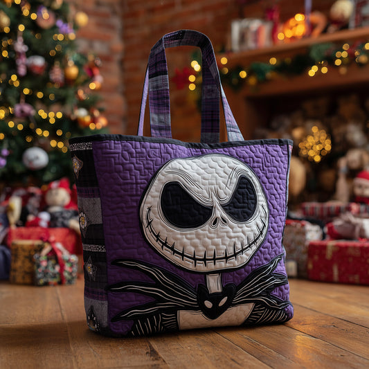 Stitched Smile Quilted Tote Bag GFANTL15