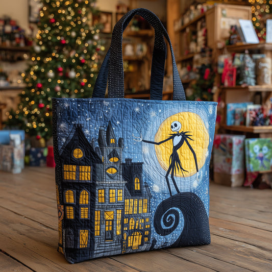 Stitched Smile Quilted Tote Bag GFANTL18