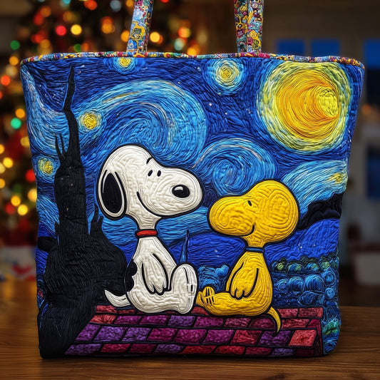 Starlit Retreat Quilted Tote Bag GFANTL3