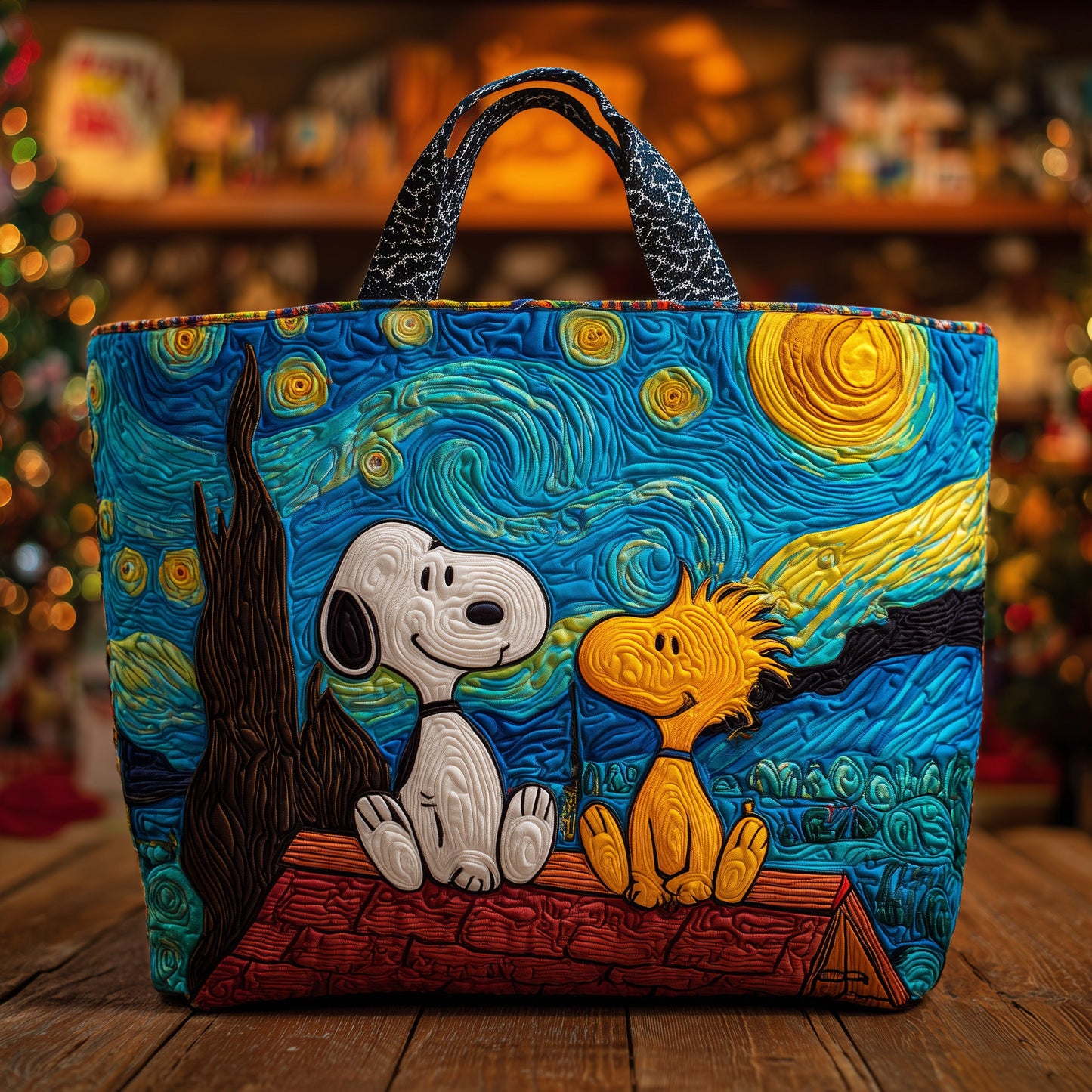 Starlit Retreat Quilted Tote Bag GFANTL4