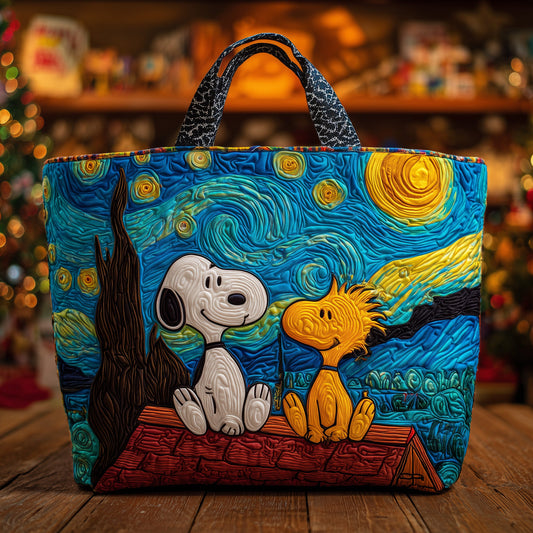 Starlit Retreat Quilted Tote Bag GFANTL4