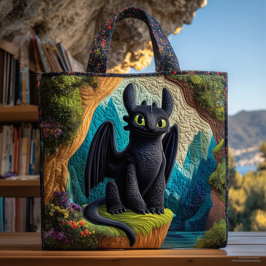 Celestial Dragon Quilted Tote Bag GFTOHD10703