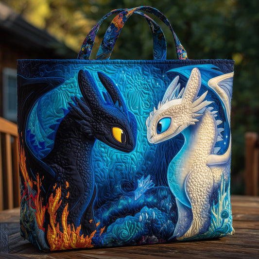 Celestial Dragon Quilted Tote Bag GFTOHD10710
