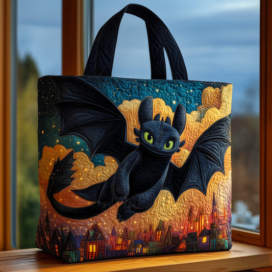 Celestial Dragon Quilted Tote Bag GFTOHD10715