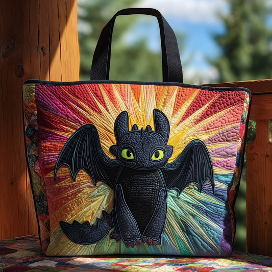 Celestial Dragon Quilted Tote Bag GFTOHD10719