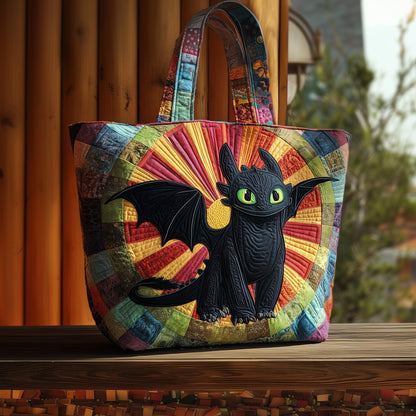 Celestial Dragon Quilted Tote Bag GFTOHD10720