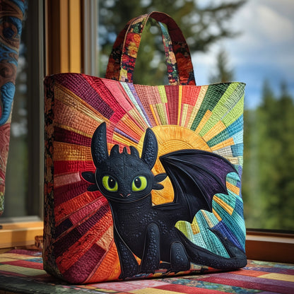 Celestial Dragon Quilted Tote Bag GFTOHD10721