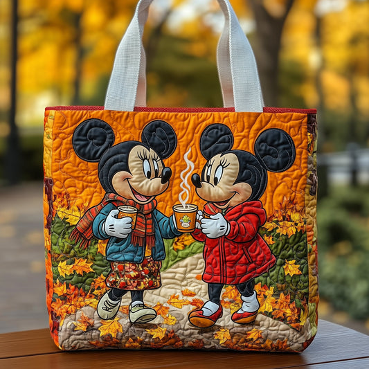 Holiday Mouse Duo Quilted Tote Bag GFTOHD10731