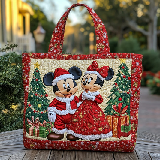 Autumn Mouse Love Quilted Tote Bag GFTOHD10733