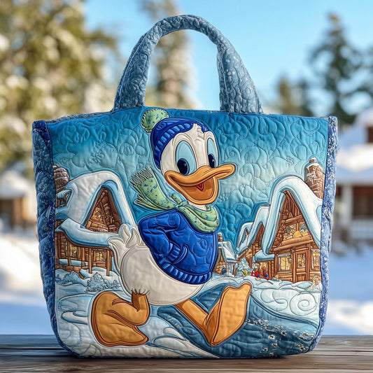 Festive Duck Quilted Tote Bag GFTOHD10752