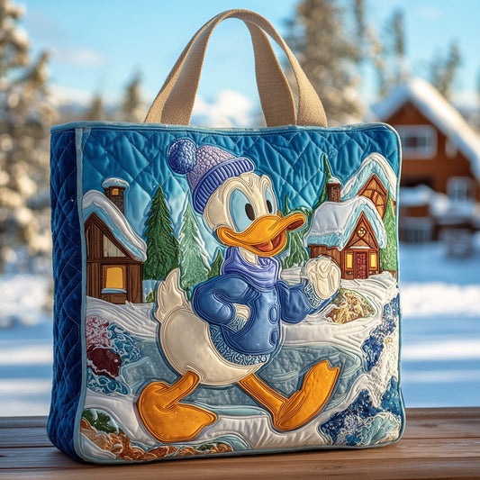 Festive Duck Quilted Tote Bag GFTOHD10753