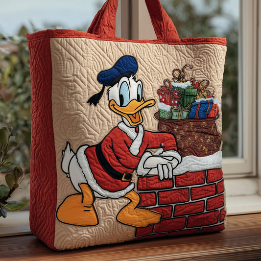 Festive Duck Quilted Tote Bag GFTOHD10759