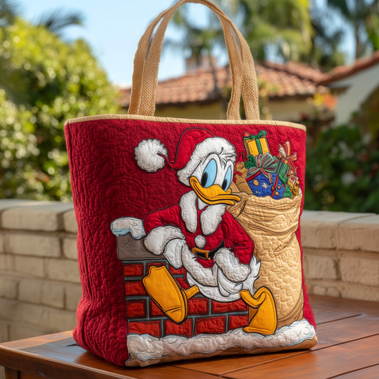Festive Duck Quilted Tote Bag GFTOHD10760