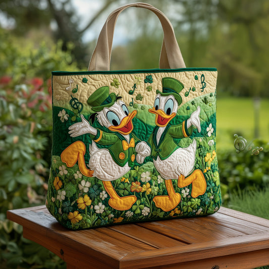 Festive Duck Quilted Tote Bag GFTOHD10761