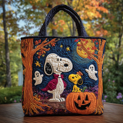 Childhood Pup Friend Quilted Tote Bag GFTOHD10796