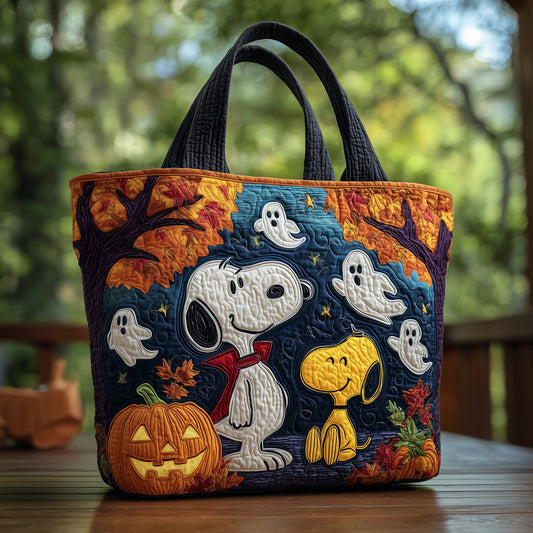 Childhood Pup Friend Quilted Tote Bag GFTOHD10797
