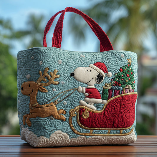 Childhood Pup Friend Quilted Tote Bag GFTOHD10799