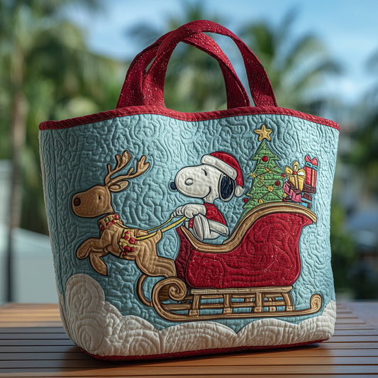 Childhood Pup Friend Quilted Tote Bag GFTOHD10800