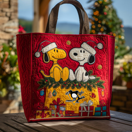 Childhood Pup Friend Quilted Tote Bag GFTOHD10801