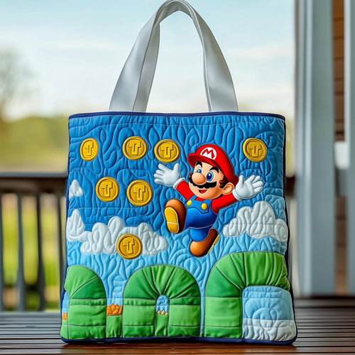 The Heroic Plumber Quilted Tote Bag GFTOHD10825