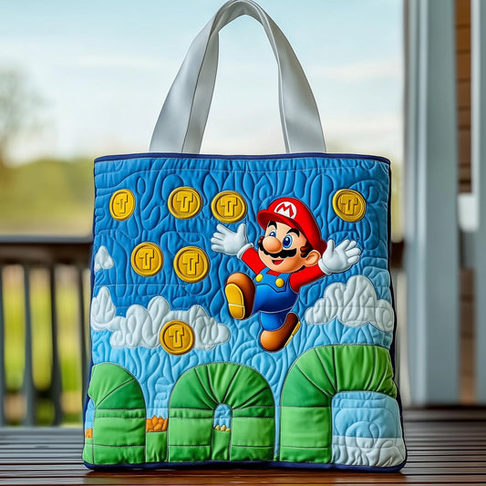 The Heroic Plumber Quilted Tote Bag GFTOHD10825