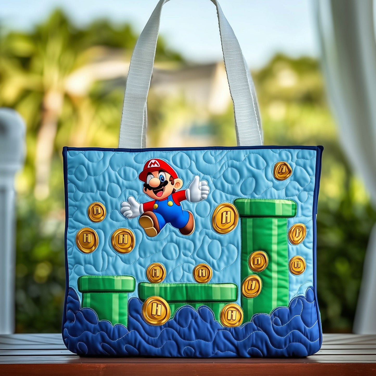 The Heroic Plumber Quilted Tote Bag GFTOHD10826