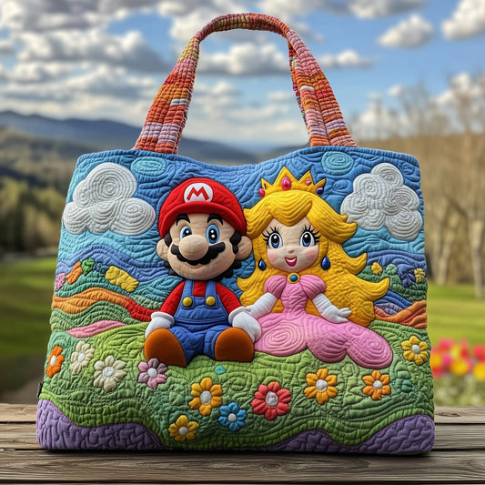 Happy Hero and Princess Quilted Tote Bag GFTOHD10829