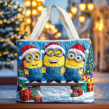 Playful Interstellar Friends Quilted Tote Bag GFTOHD10838