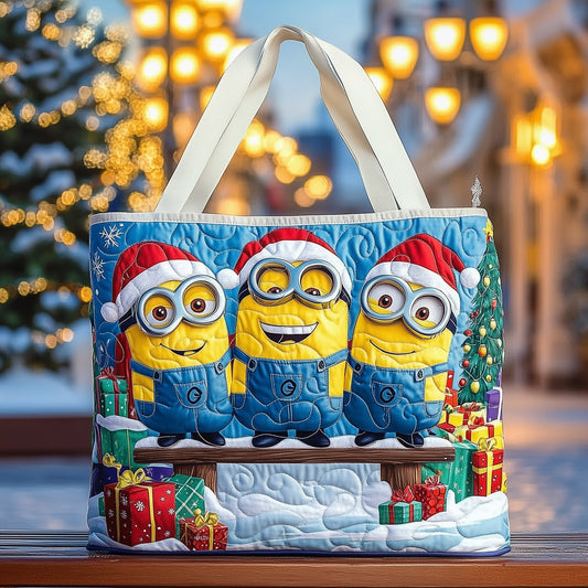 Playful Interstellar Friends Quilted Tote Bag GFTOHD10838
