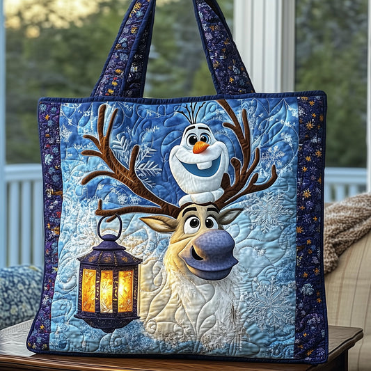 Snowman Friend Quilted Tote Bag GFTONL6591