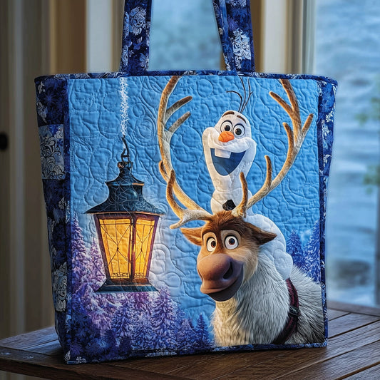Snowman Friend Quilted Tote Bag GFTONL6592