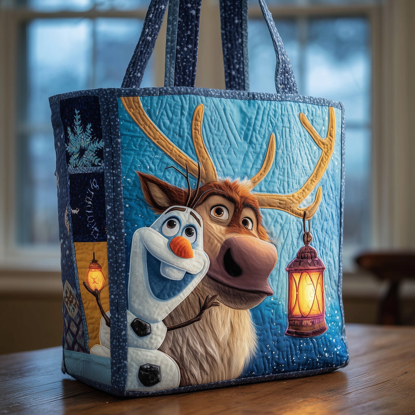 Snowman Friend Quilted Tote Bag GFTONL6593