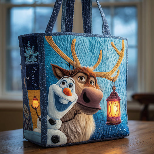 Snowman Friend Quilted Tote Bag GFTONL6593