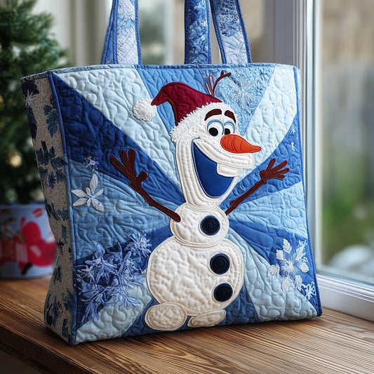 Jolly Snowman Quilted Tote Bag GFTONL6595