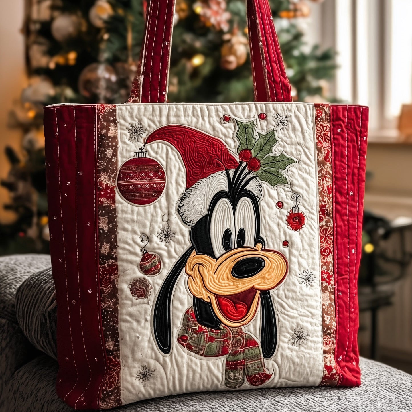 Christmas Friends Quilted Tote Bag GFTOTP12620
