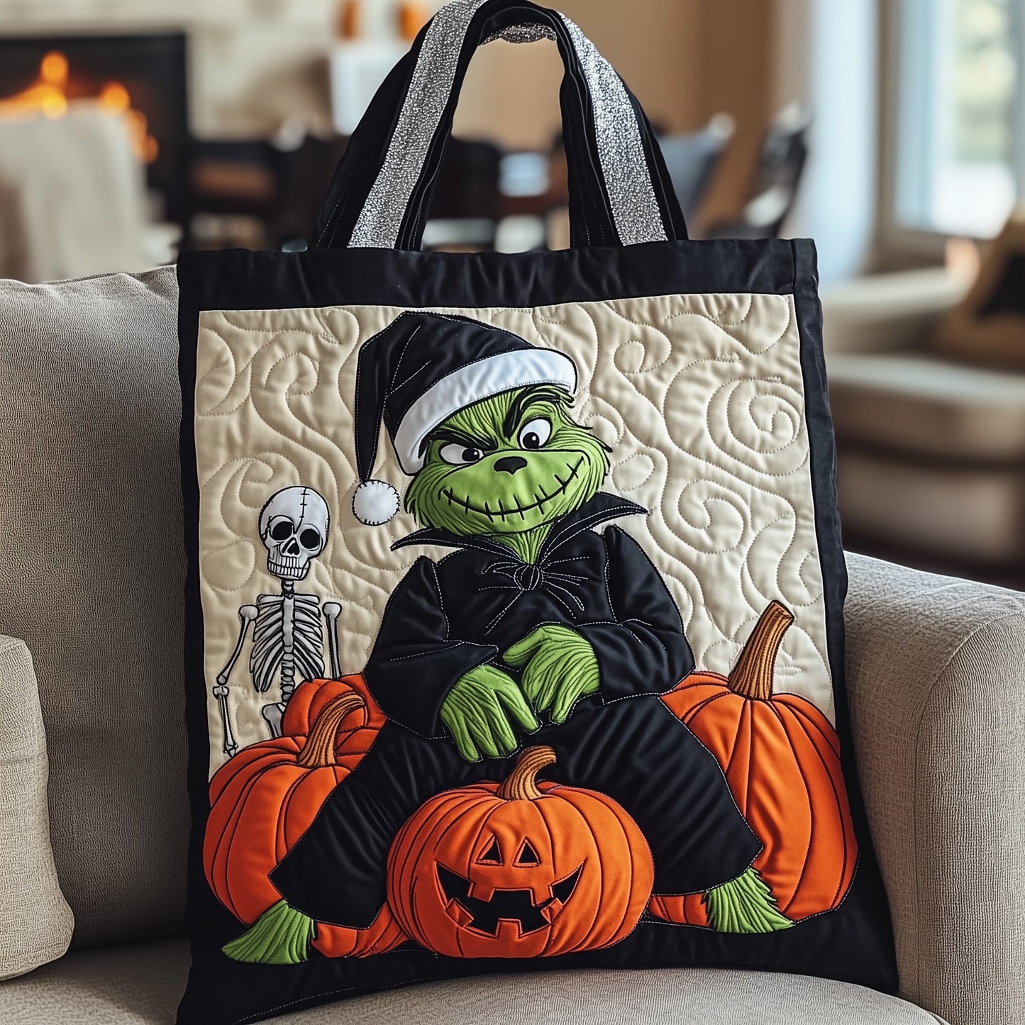 Un-Holiday Quilted Tote Bag GFTOTP12671