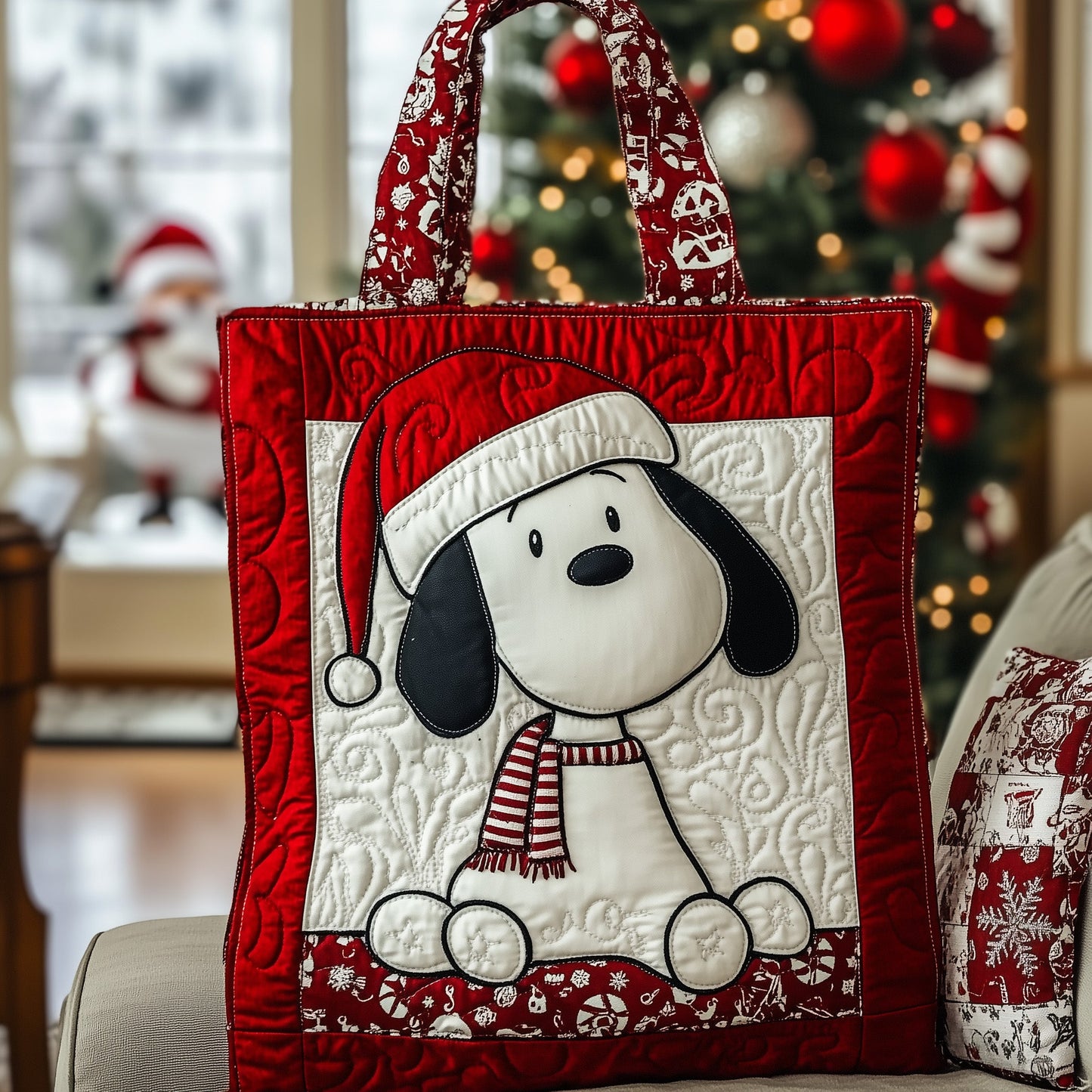 Festive Companion Quilted Tote Bag GFTOTP12708