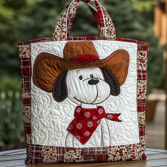 Cowboy Sweetheart Quilted Tote Bag GFTOTP12714