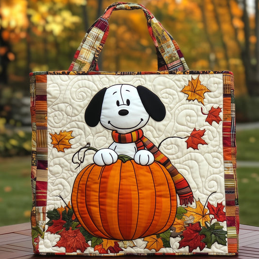 Sweater Weather Pup Quilted Tote Bag GFTOTP12717