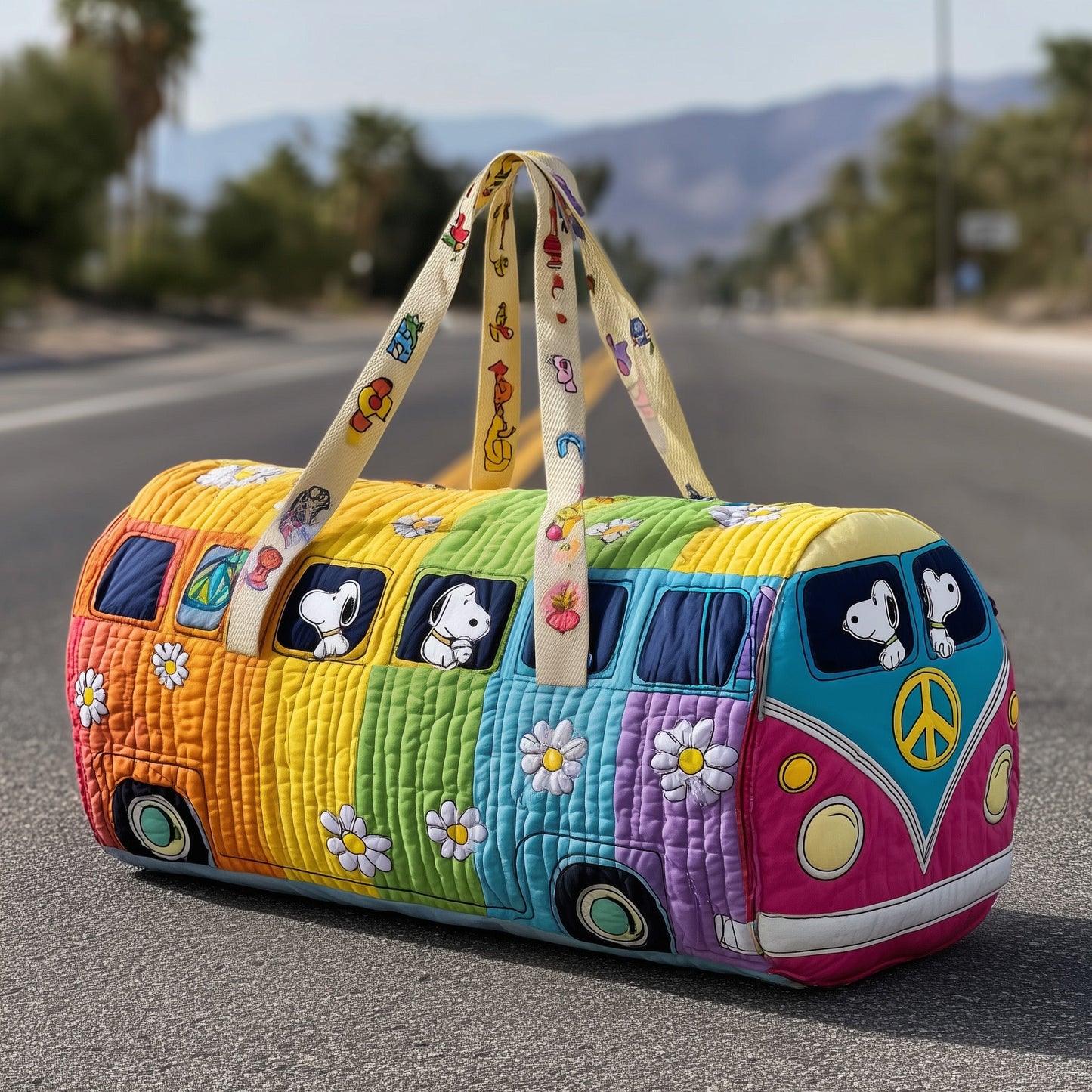 Happy Camper Quilted Duffle Bag GFTOTP13047