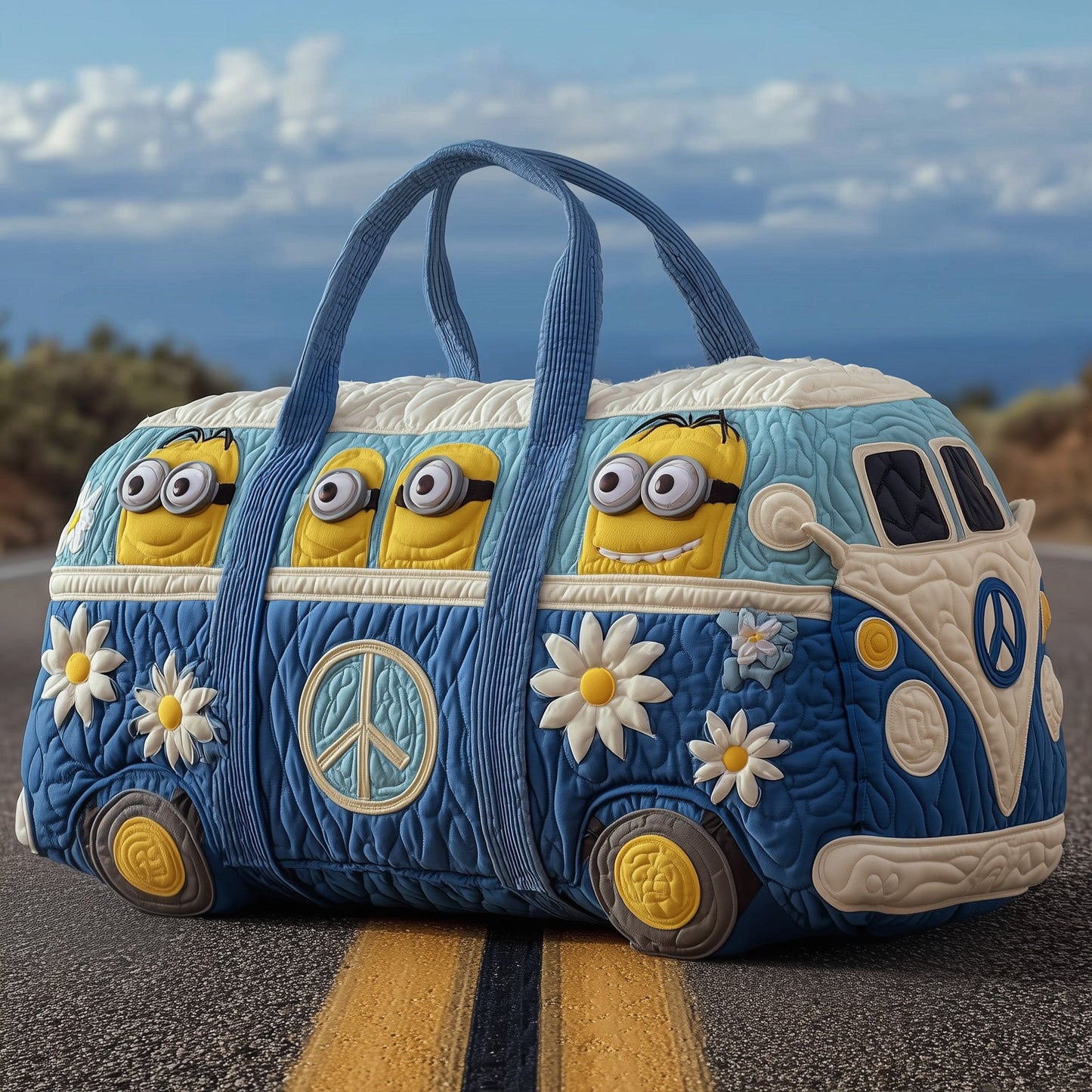 Hippie Crew Quilted Duffle Bag GFTOTP13050