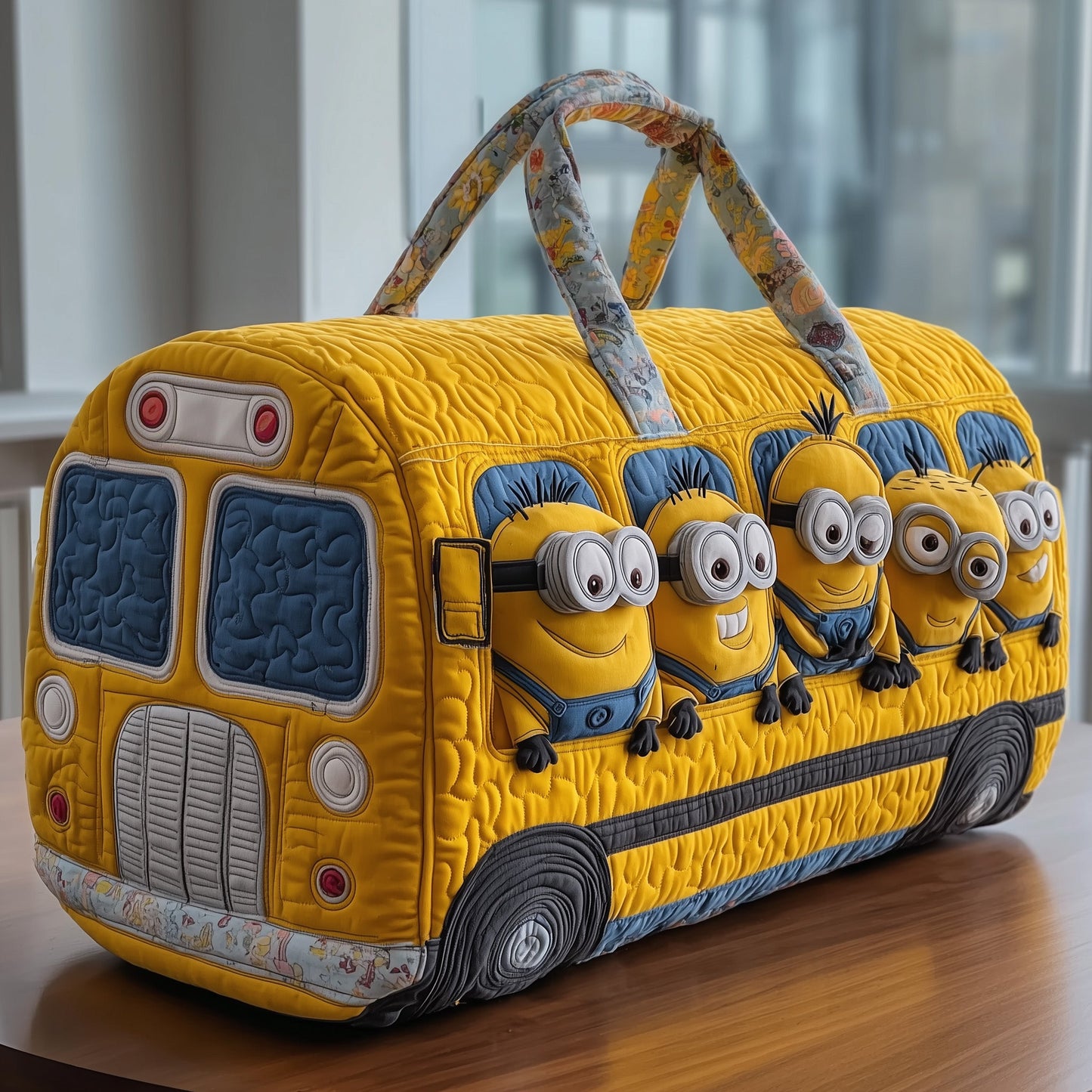 School Bus Crew Quilted Duffle Bag GFTOTP13052